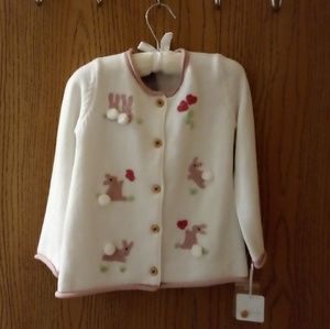 Bunny rabbit Knitted cardigan